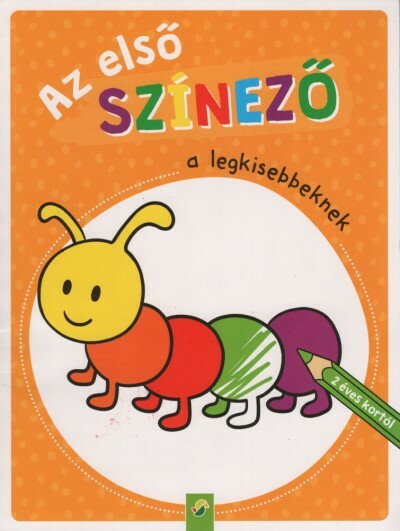 Az első színező a legkisebbeknek - 2 éves kortól (narancs)