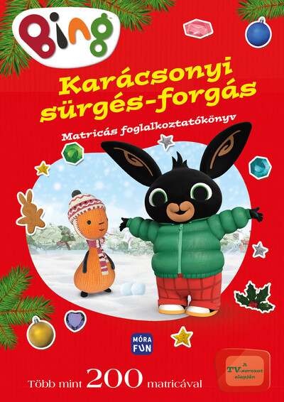 Bing: Karácsonyi sürgés-forgás - Matricás foglalkoztatókönyv §K