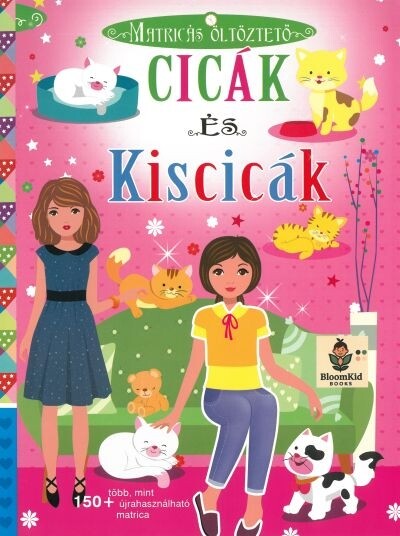 Cicák és Kiscicák - Matricás öltöztető