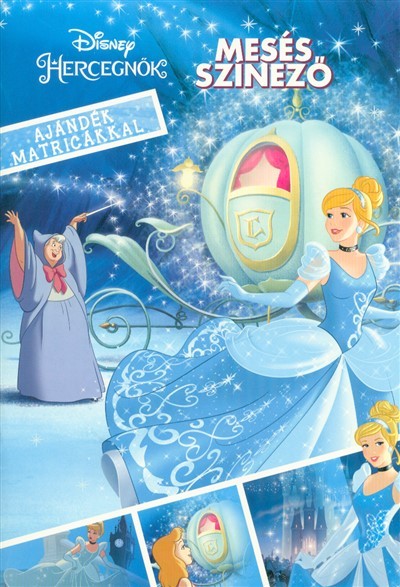 Disney Hercegnők - Mesés színező ajándék matricákkal