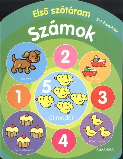 ELSŐ SZÓTÁRAM: SZÁMOK /2-3 ÉVESEKNEK
