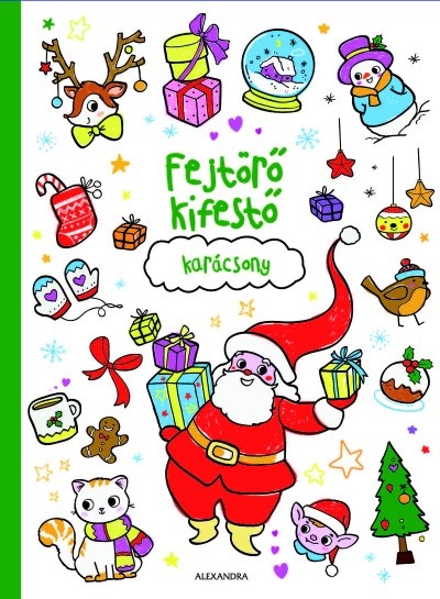 Fejtörő kifestő - Karácsony §K