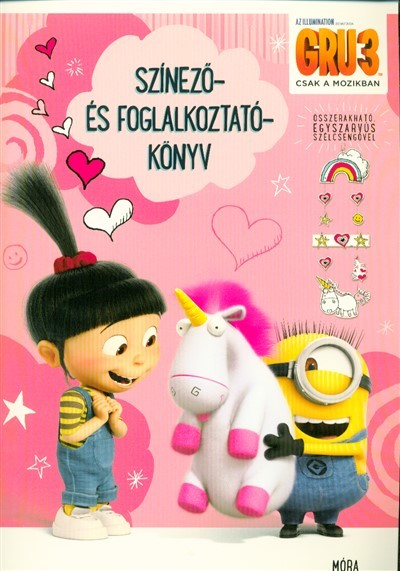 Gru 3: színező- és foglalkoztatókönyv