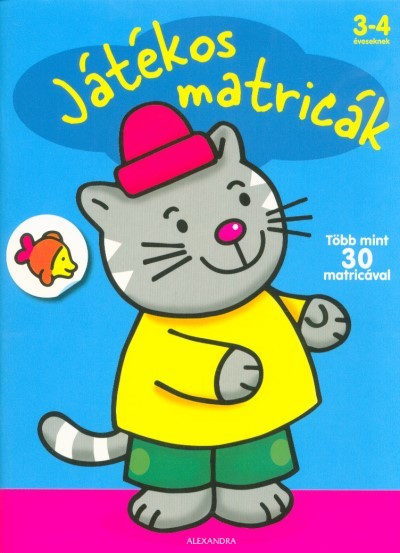 Játékos matricák - Cica