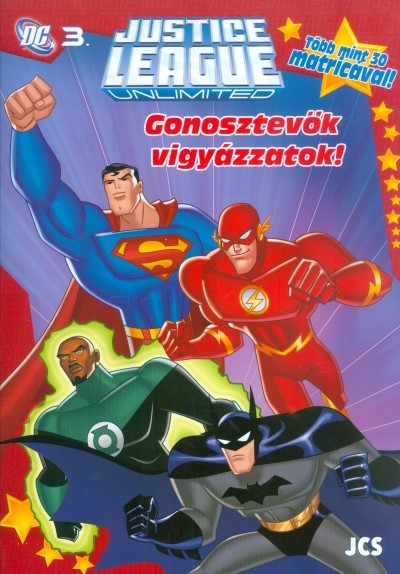 JUSTICE LEAGUE UNLIMITED: GONOSZTEVŐK VIGYÁZZATOK! /TÖBB MINT 30 MATRICÁVAL!