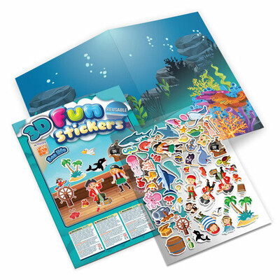 3D Fun Stickers - Sea Life