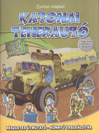 Katonai teherautó /Építsd magad!