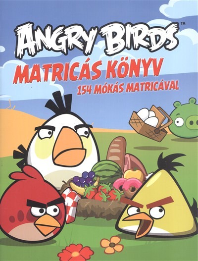 ANGRY BIRDS MATRICÁS KÖNYV /154 MÓKÁS MATRICÁVAL