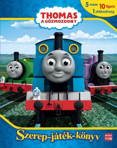 Thomas, a gőzmozdony: Szerep-játék-könyv - 5 mese, 10 figura, 1 játékszőnyeg