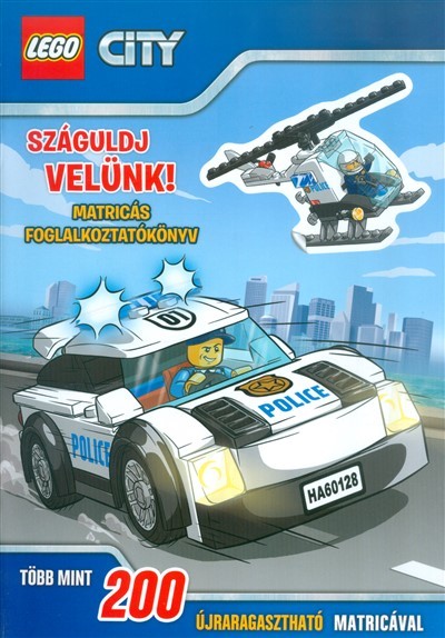 Lego City: Száguldj velünk! /Matricás foglalkoztatókönyv - több mint 200 újraragasztható matricával