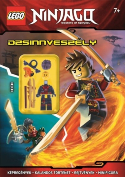 Lego Ninjago: Dzsinnveszély /Képregények, kalandos történet, rejtvények, minifigura