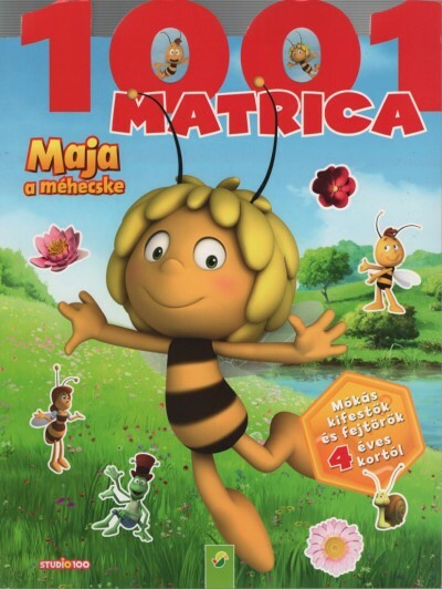  Maja a méhecske: 1001 matrica - Mókás kifestők és fejtörők 4 éves kortól 