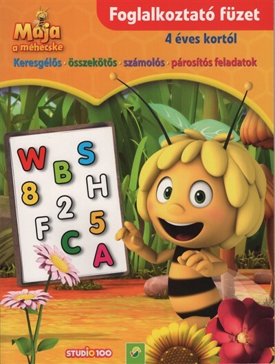 Maja, a méhecske: Foglalkoztató füzet - 4 éves kortól