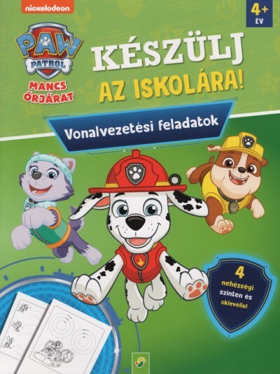 Mancs Őrjárat: Készülj az iskolára! - Vonalvezetési feladatok