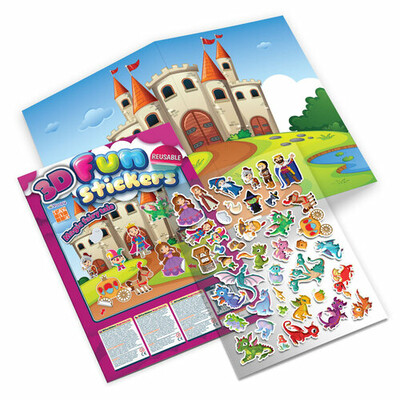 3D Fun Stickers - Magic Fairy Tale