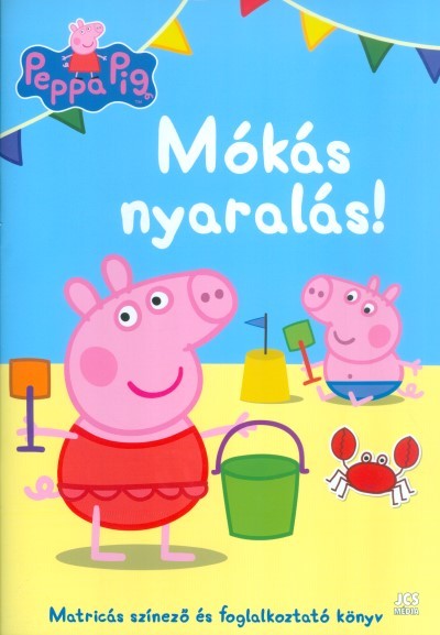 MÓKÁS NYARALÁS! - MATRICÁS SZÍNEZŐ ÉS FOGLALKOZTATÓ KÖNYV /PEPPA PIG