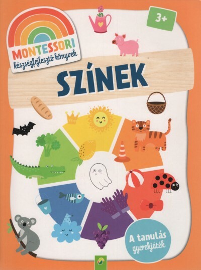 Montessori készségfejlesztő könyvek: Színek - A tanulás gyerekjáték