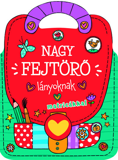 Nagy fejtörő - lányoknak matricákkal