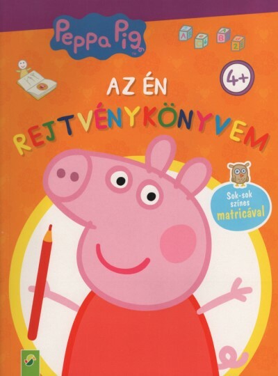 Peppa Malac: Az én rejtvénykönyvem - Sok-sok színes matricával