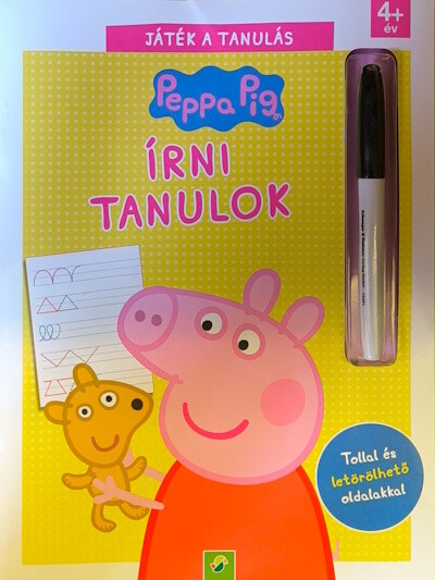 Peppa malac: Írni tanulok - Tollal és letörölhető oldalakkal