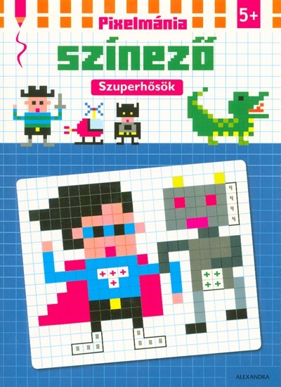 Pixelmánia színező - Szuperhősök