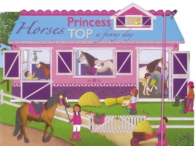 Princess TOP - Horses: a funny day (blue)