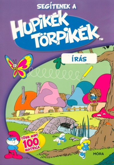 Segítenek a Hupikék Törpikék - Írás /Több mint 100 matrica