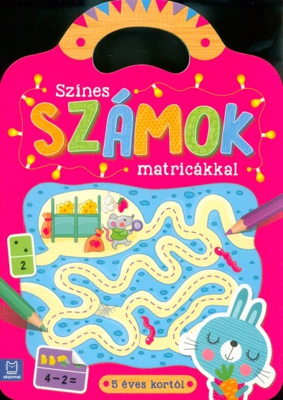 Színes számok matricákkal - 5 éves kortól