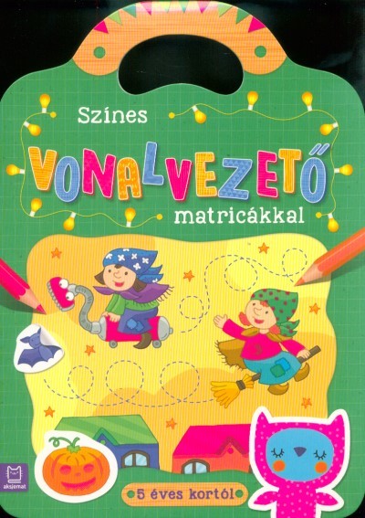 Színes vonalvezető matricákkal - 5 éves kortól