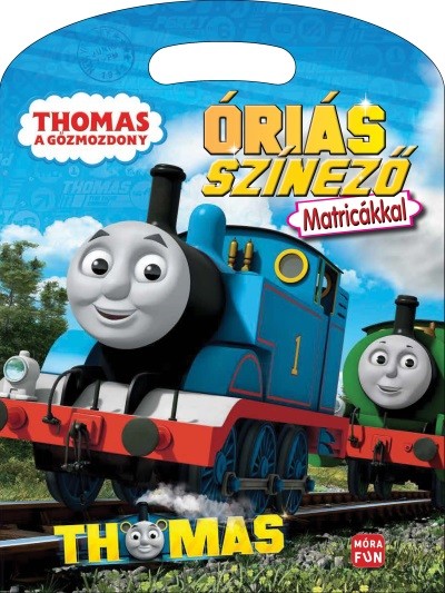 Thomas, a gőzmozdony - Óriás színező matricákkal