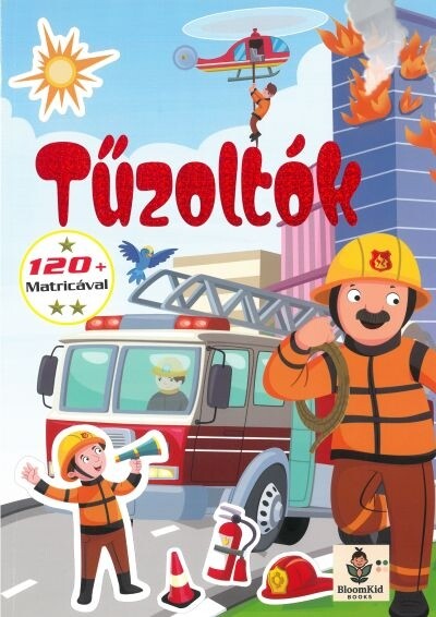 Tűzoltók 120 matricával