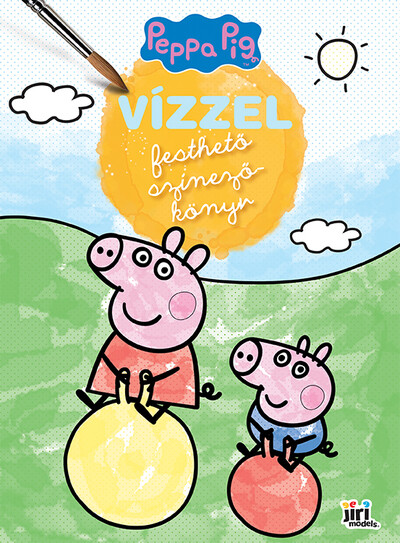 Vízzel festhető színezőkönyv: Peppa malac (új kiadás)