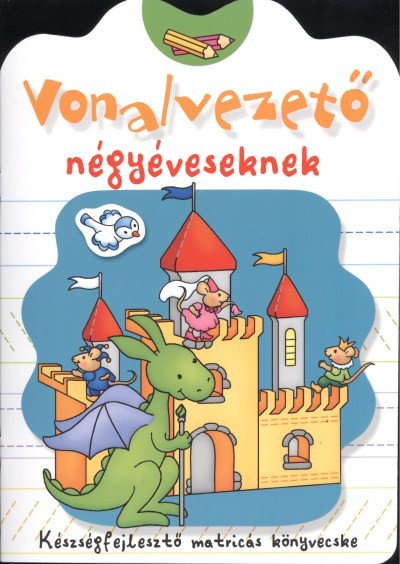 Vonalvezető négyéveseknek /Készségfejlesztő matricás könyvecske