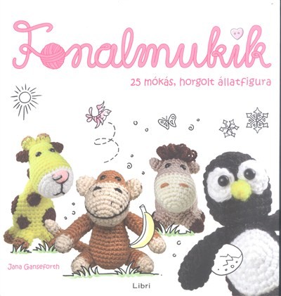 FONALMUKIK /25 MÓKÁS, HORGOLT ÁLLATFIGURA