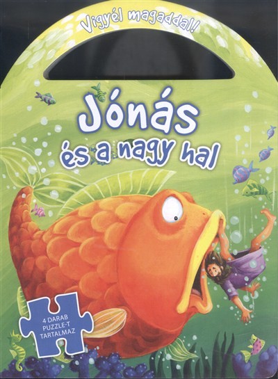 Jónás és a nagy hal /Vigyél magaddal! - 4db puzzle-t tartalmaz