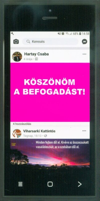 Köszönöm a befogadást - Viharsarki kattintós