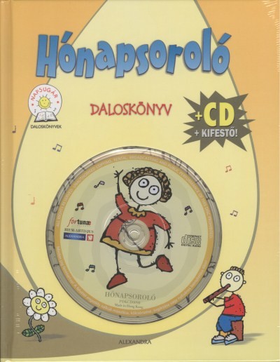 HÓNAPSOROLÓ /DALOSKÖNYV + CD + KIFESTŐ!