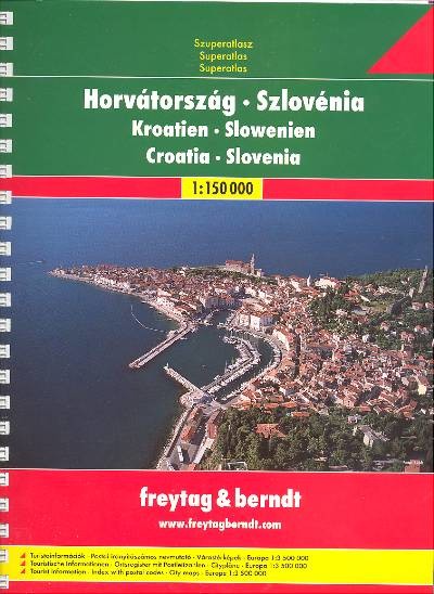 HORVÁTORSZÁG /SZLOVÉNIA SZUPERATLASZ /1:150000