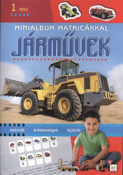 JÁRMŰVEK 1. /MINIALBUM MATRICÁKKAL