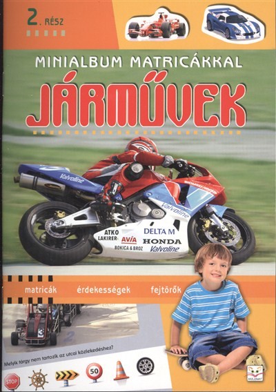 JÁRMŰVEK 2. /MINIALBUM MATRICÁKKAL