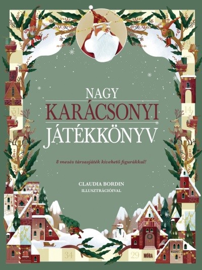 Nagy karácsonyi játékkönyv - 8 mesés társasjáték kivehető figurákkal §K