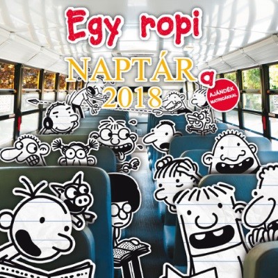 Egy ropi naptára 2018. - Ajándék matricákkal