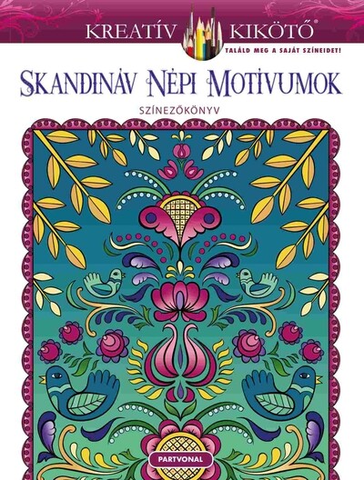 Skandináv népi motívumok - Színezőkönyv - Kreatív kikötő