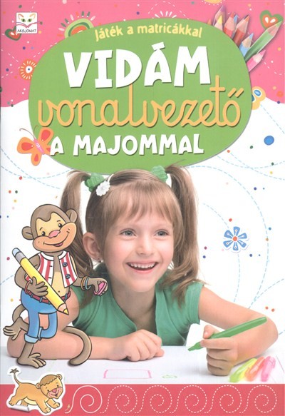 Vidám vonalvezető a majommal /Játék a matricákkal