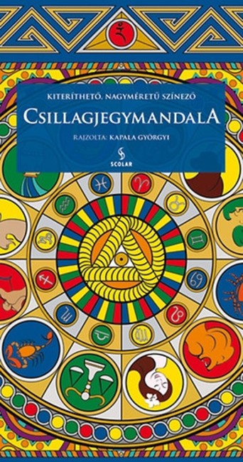 Csillagjegymandala /Kiteríthető, nagyméretű színező
