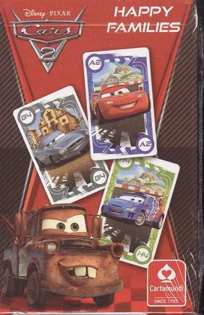 CARS 2 - VERDÁK 2 KVARTETT KÁRTYA