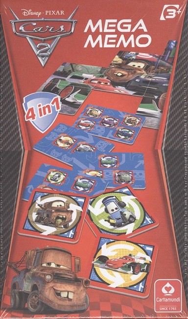 CARS 2 - VERDÁK 2 MEGA MEMÓRIAJÁTÉK