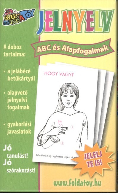 Jelnyelv - Abc és alapfogalmak /Oktató kártyasorozat