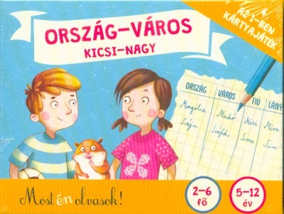 Ország-város, kicsi-nagy /4 az 1-ben kártyajáték