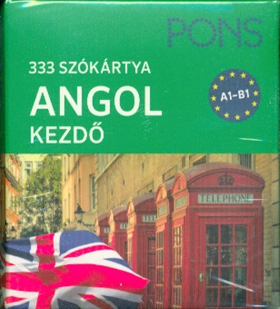 PONS Szókártyák - Angol Kezdő 333 Szó